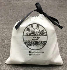 Cotton Gift Bags Drawstring Pouch Packaging Natural Cotton Bag Logo Print