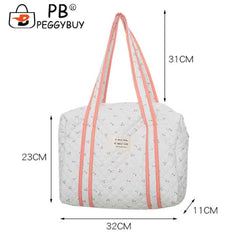 Soft Cotton Hand Luggage Bag for Women