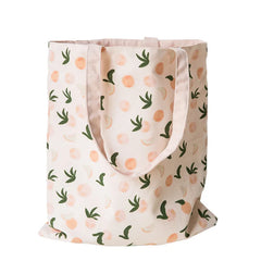 Cotton Shopper Fabric Double-sided Handbag Storage Grocery Bag