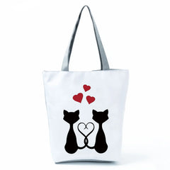 Couple Cat Handbag Shoulder Bags Market Travel Sports Beach