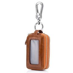 Cow Leather Keychain Key Organizer Ladies Car Key Holder Bag