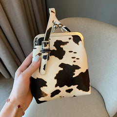 Cow Pattern Crossbody Shoulder Messenger Purse
