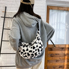 Cow Pattern Large Capacity Tote Shoulder Bag