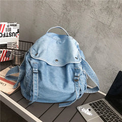 Cowboy Canvas Shoulder Bag Harajuku Work Bag