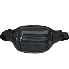 Cowhide Bag Waist Pack Fanny Pack Cell Phone Belt Pouch Shoulder Chest Pack