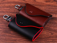 Cowhide Key Case Business Leather Key Bag Door Key Chain
