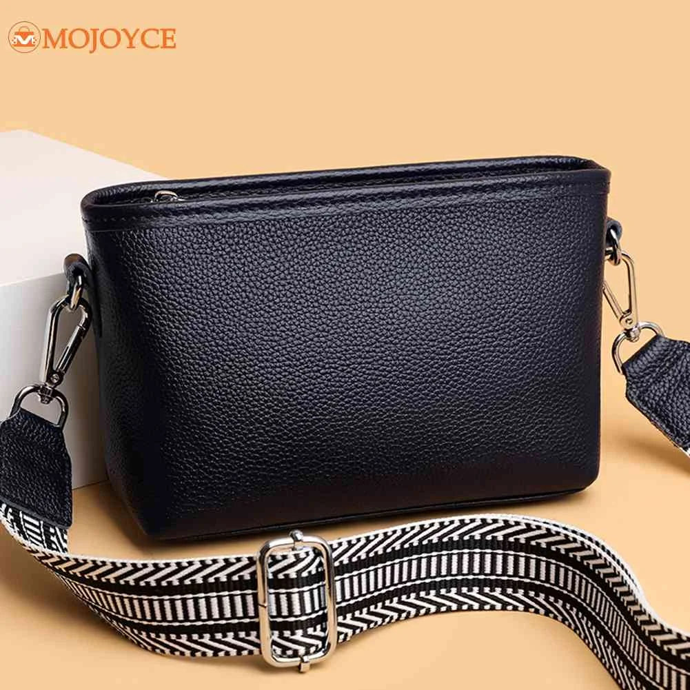 Cowhide Leather Classic Handbag for Women Tote Shoulder Bag