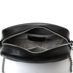 Cowhide Messenger Bags Small square bag Leather Women Handbags