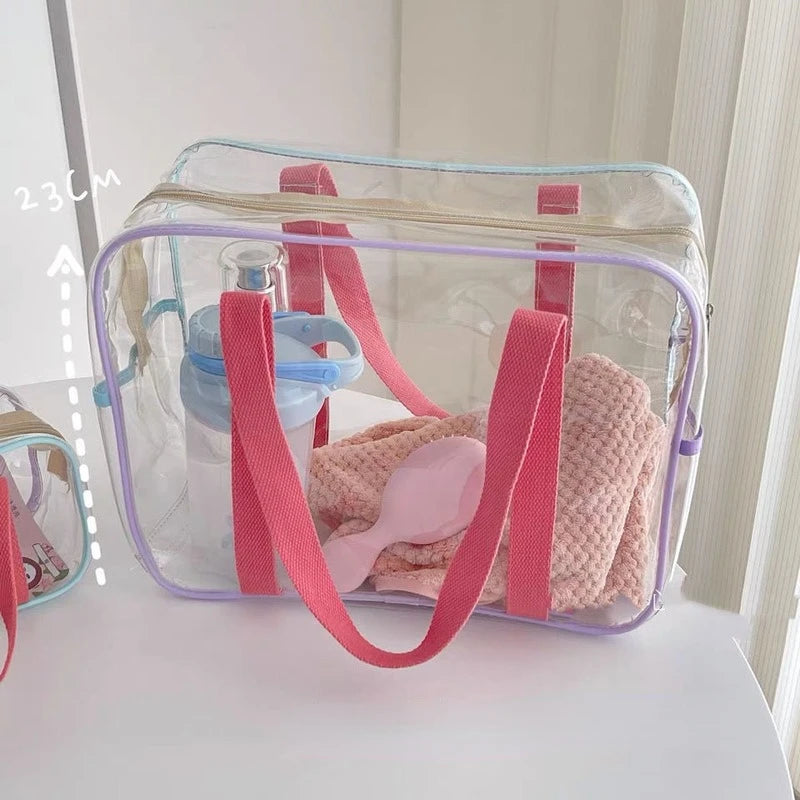 Large-capacity Transparent PVC Beach Bag