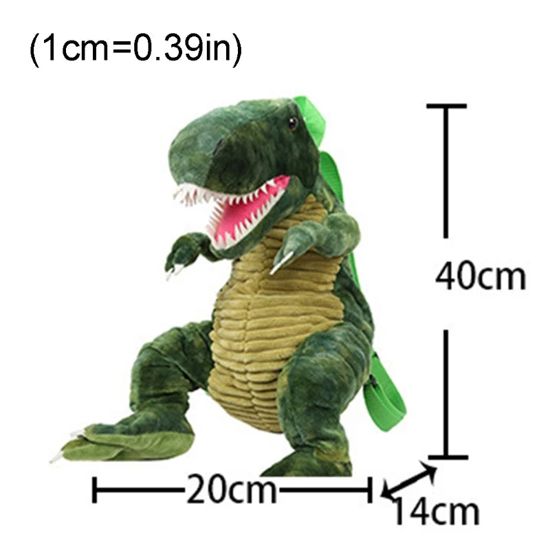 3D Dinosaur Kids Backpack for Travel and School