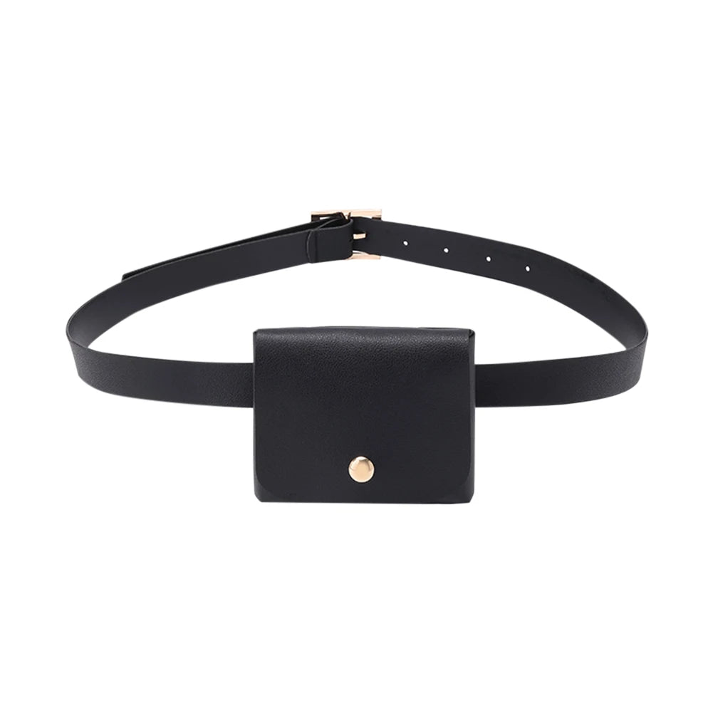 Animal Pattern Waist Belt Bag PU Leather Money Purse Chest Pack