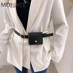 Animal Pattern Waist Belt Bag PU Leather Money Purse Chest Pack