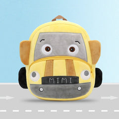 3D Mini Car Kids School Backpack - A4 Size Capacity