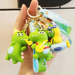 Cute Dinosaur Keychain Anime Doll for Bags and Cars
