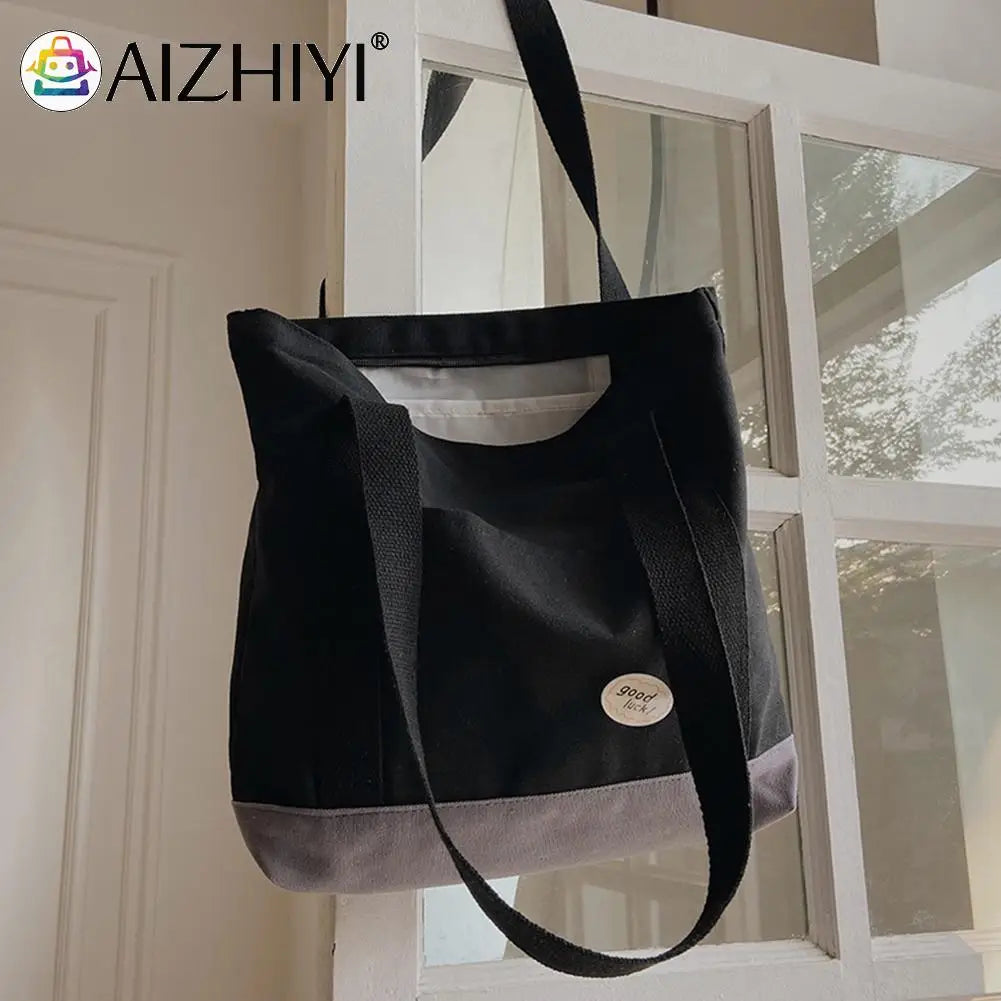College Style Chain Handbag Large Capacity Shopping Bags
