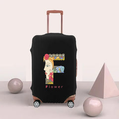 Letter Print Luggage Cover Thicker Protective Suitcase Travel Acc
