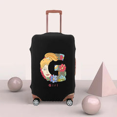 Letter Print Luggage Cover Thicker Protective Suitcase Travel Acc