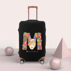 Letter Print Luggage Cover Thicker Protective Suitcase Travel Acc