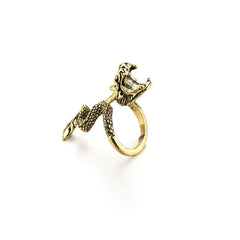 Metal Dragon Ring Cigarette Clip Game Decor for Men