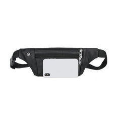 Men's Leather Belt Pouch Fanny Pack Waist Purse Bag