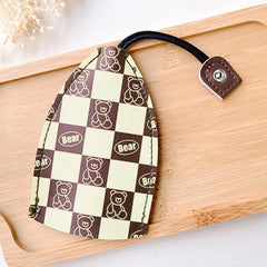 Cartoon PU Leather Pull Out Key Case Car Key Holder