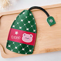 Cartoon PU Leather Pull Out Key Case Car Key Holder