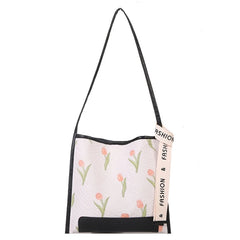 Floral Tulip Crossbody Bag Tote Shoulder Handbag