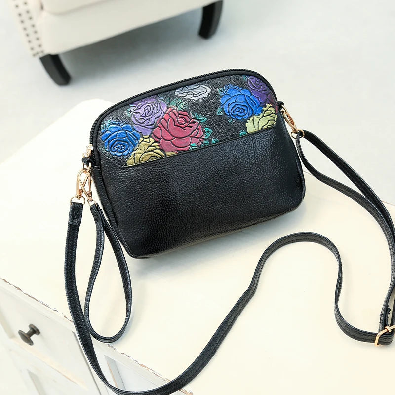 Hand-painted Large Capacity Cross Body Bag