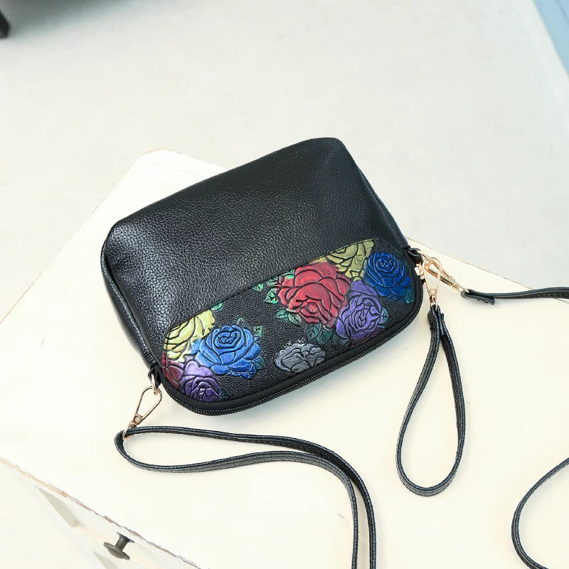 Hand-painted Large Capacity Cross Body Bag