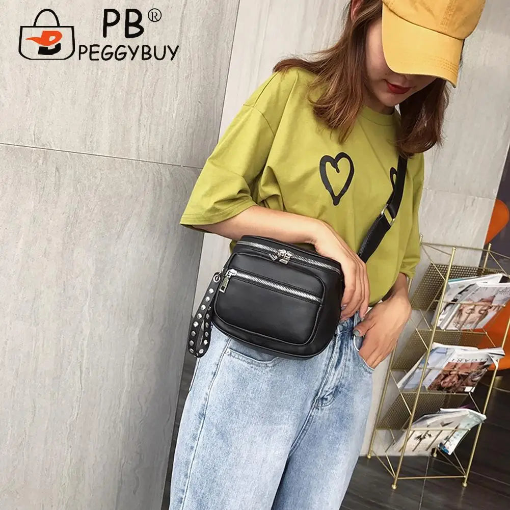 Stylish Women Handbag PU Leather Shoulder Bag