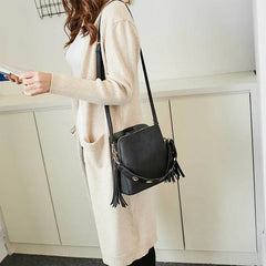 Retro Tassel Shoulder Bag Large Capacity Crossbody Bags