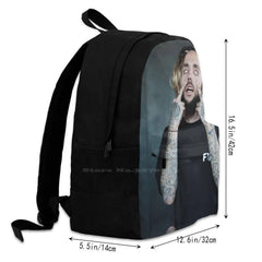 Crim Travel Laptop School Backpack Bag Scrim Suicide Uicideboy Rap Music Ftp