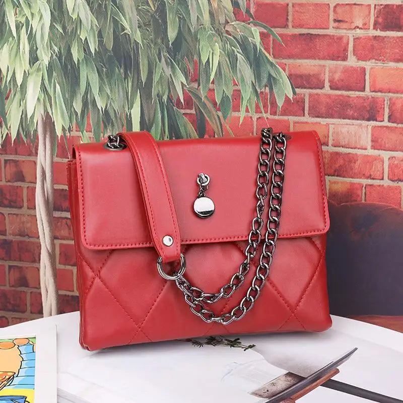 Crocodile Pattern Women's Shoulder Bag Summer Autumn Solid Handbag