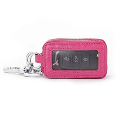 Crocodile Pattern Men Leather Double Zipper Keys Wallets