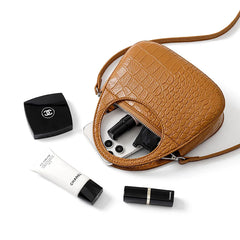 Crocodile Pattern PU Leather Women Handbags High Small Women's Shoulder Bags