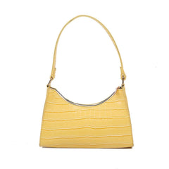 Crocodile Pattern Shopping Bag Retro Casual Women Totes Small Shoulder Bags