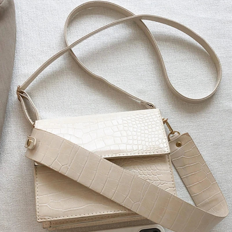 Crocodile Pattern Shoulder Bag Handbags Women Crossbody Bags
