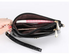 Crocodile Pattern Shoulder Bag PU Leather Women's Bag