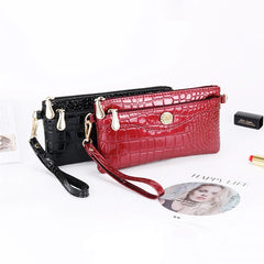 Crocodile Pattern Shoulder Bag PU Leather Women's Bag