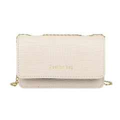 Crocodile Pattern Women Handbag Leather Chain Crossbody Bags