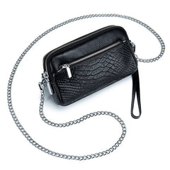 Crocodile Soft Leather Women Handbags Shoulder Bag Cell Phone Purse Small Crossb
