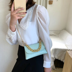 Crocodile Summer Envelope Shoulder Bag