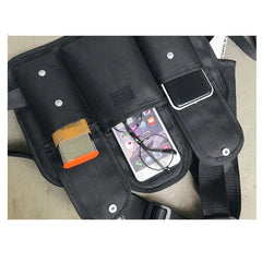 Punk Style Fanny Pack Chest Bag Men Streetwear Tactical Vest Bag