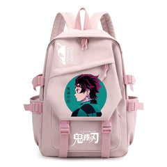 Cartoon Demon Slayer Men's Backpack Travel Large Capacity School Bag