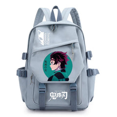 Cartoon Demon Slayer Men's Backpack Travel Large Capacity School Bag