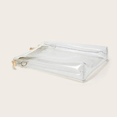 Clear PVC Crossbody Bag Chain Shoulder Purse Jelly Handbags