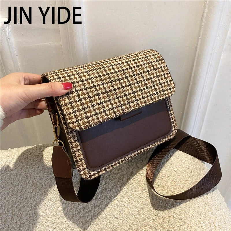 Crossbody Bag Female Shoulder Bag Women Bag Handbag Purse Retro PU Leather
