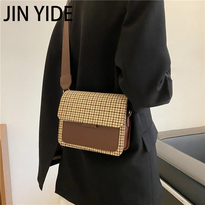 Crossbody Bag Female Shoulder Bag Women Bag Handbag Purse Retro PU Leather