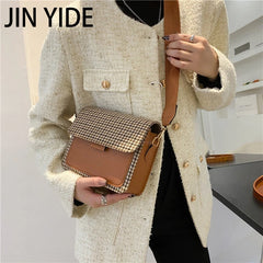 Crossbody Bag Female Shoulder Bag Women Bag Handbag Purse Retro PU Leather