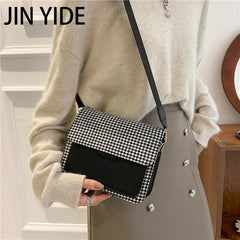 Crossbody Bag Female Shoulder Bag Women Bag Handbag Purse Retro PU Leather